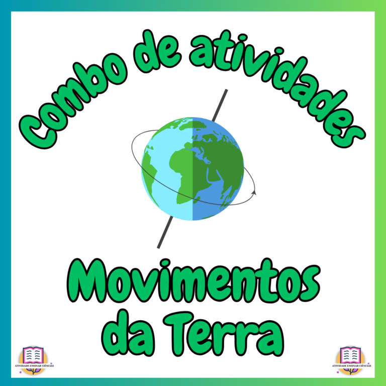 Combo De Atividades Movimentos Da Terra Atividade Ensinar Ciências