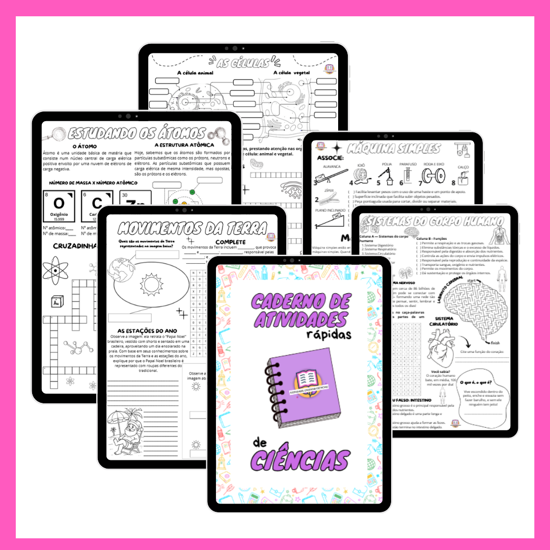 Caderno de atividades (rápidas) de ciências - Imagem 2