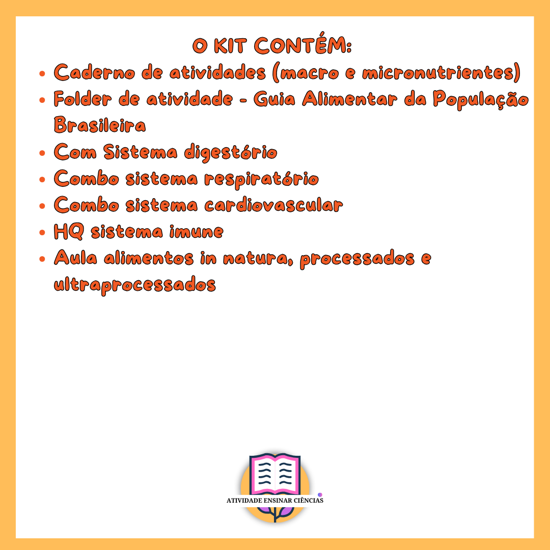 Kit de atividades 8º ano (2º bimestre) - Imagem 2